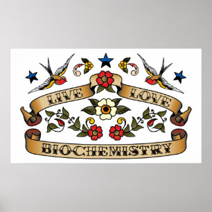 Poster Biochimie vivante d'amour