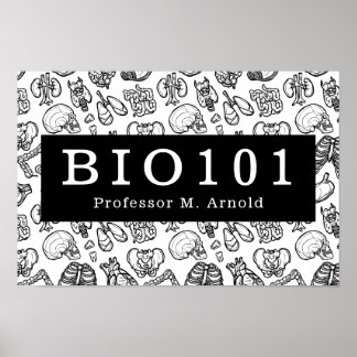 Poster Biologie Anatomie Classe de sciences Enseignant Si