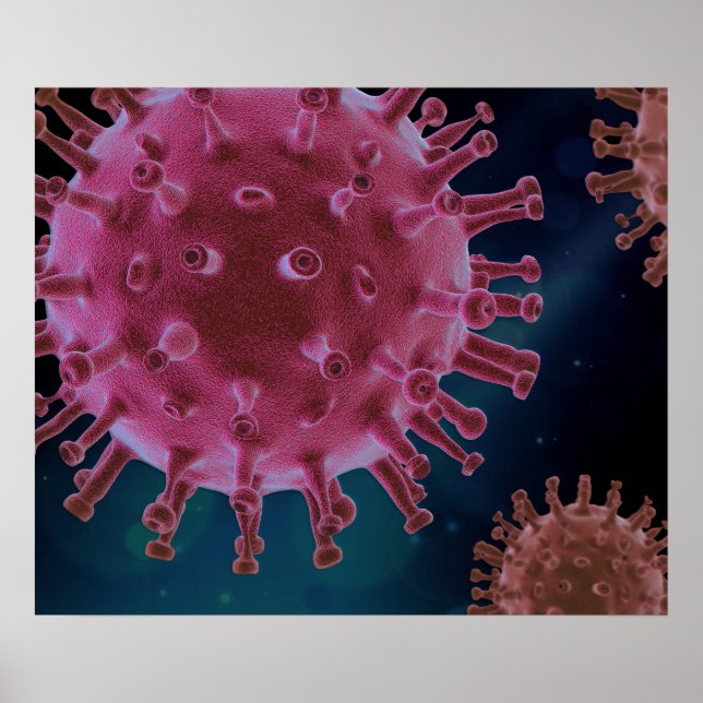 Poster Biologie du virus covid (Devant)