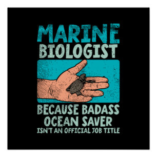 Poster Biologiste marin