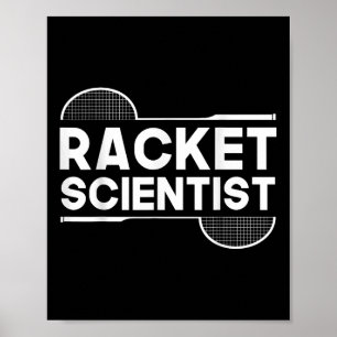 Poster Birdie Shuttle Racket Scientifique Badminton