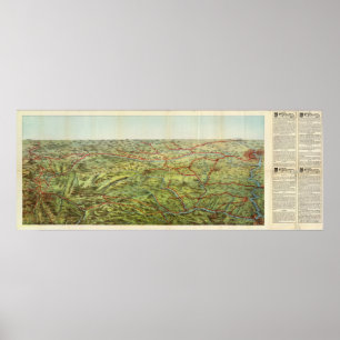 Poster Birdseyes View Great Plains