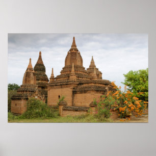 Poster Birmanie), Bagan Pagan). divers