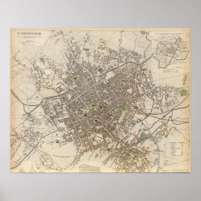 Poster Birmingham (Devant)