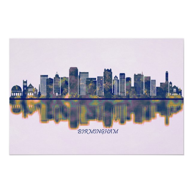 Poster Birmingham Alabama (Devant)