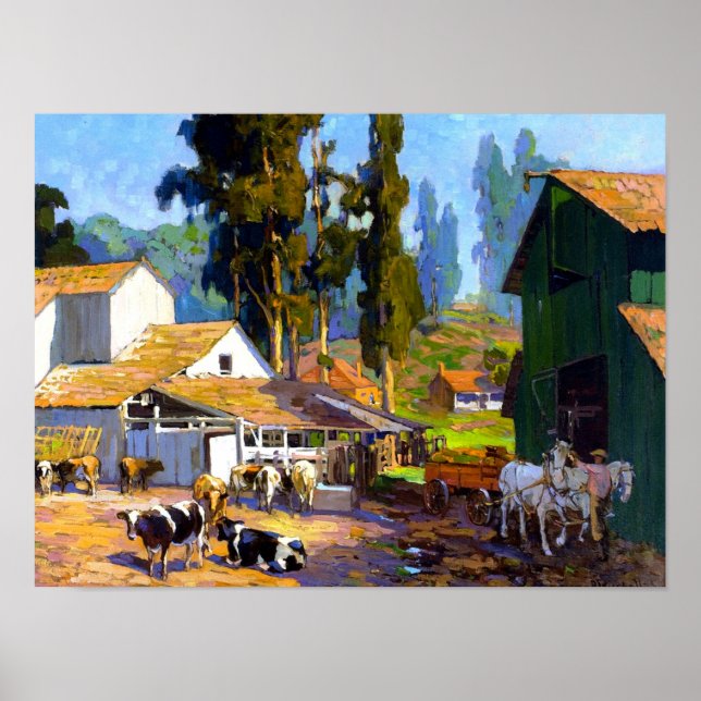 Poster Bischoff - Le Laitier (Devant)