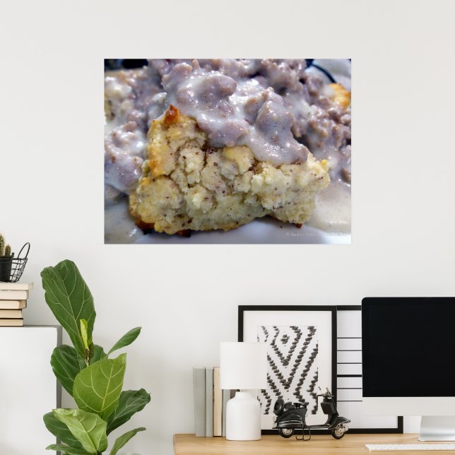 Poster Biscuits et gravures (Bureau à domicile)