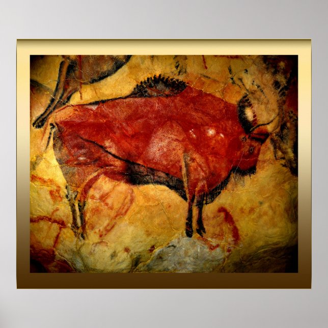 Poster Bison Altamira 3 (Devant)