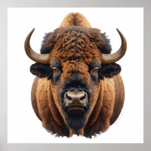 Poster Bison / Buffle