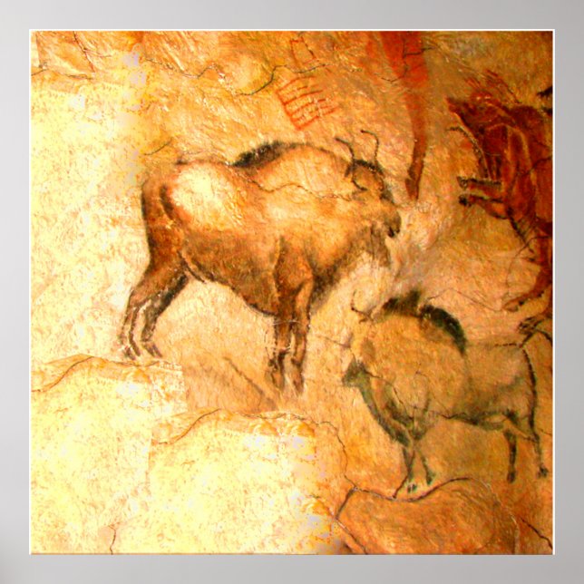 Poster Bison d'Altamira (Devant)