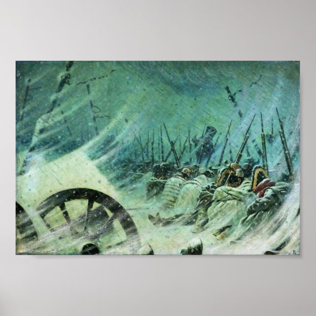 Poster Bivouac nocturne (Devant)