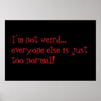 Poster bizarre