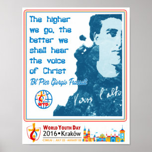 POSTER BL PIER GIORGIO FRASSATI JOUR MONDIALE DE LA JEUNE