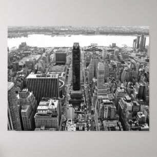 Poster Black And White NYC Photoraph