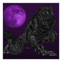 Black Anthro Werewolf
