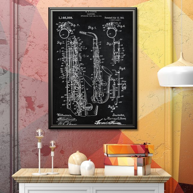 Poster Black | Brevet saxophone (Créateur téléchargé)