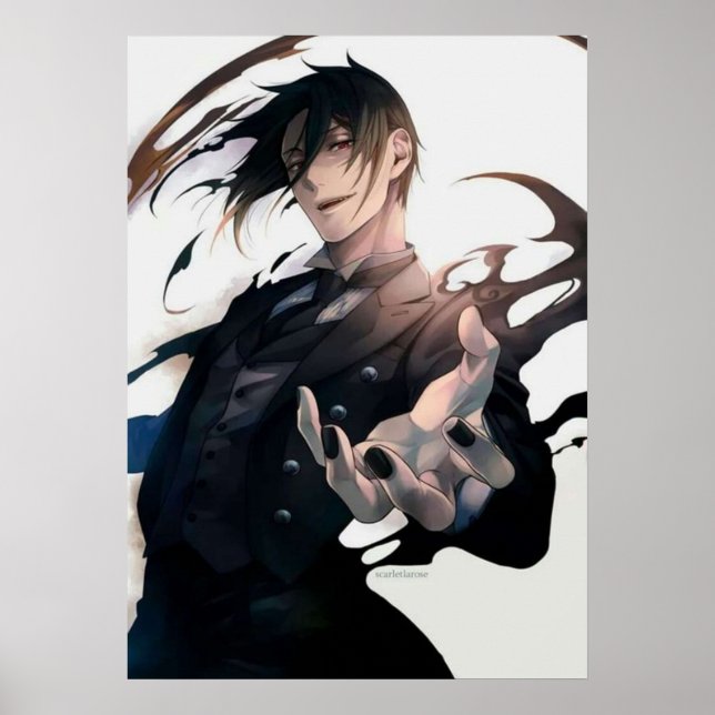 Poster Black Butler Sebastian (Devant)