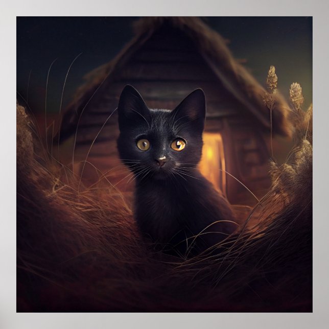 Poster Black Cat (Devant)