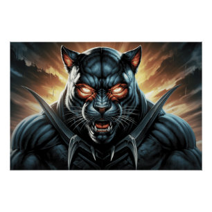 Poster Black Cat and Rat 11 E