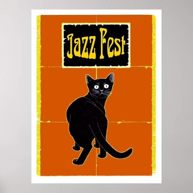 Poster Black Cat Jazz Fest (Devant)