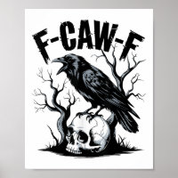 Black Crow, F-caw-f Funny Black Bird