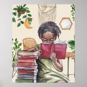Poster Black Girls Love Reading