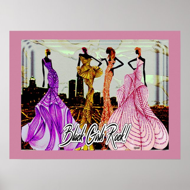 Poster Black Girls Rock ! (Devant)