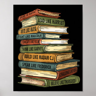 Poster Black History Month Black History Black Black Hist