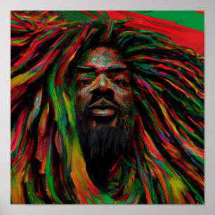 Poster Black King Melanin Homme Bruh Hommes Fils Garçon P