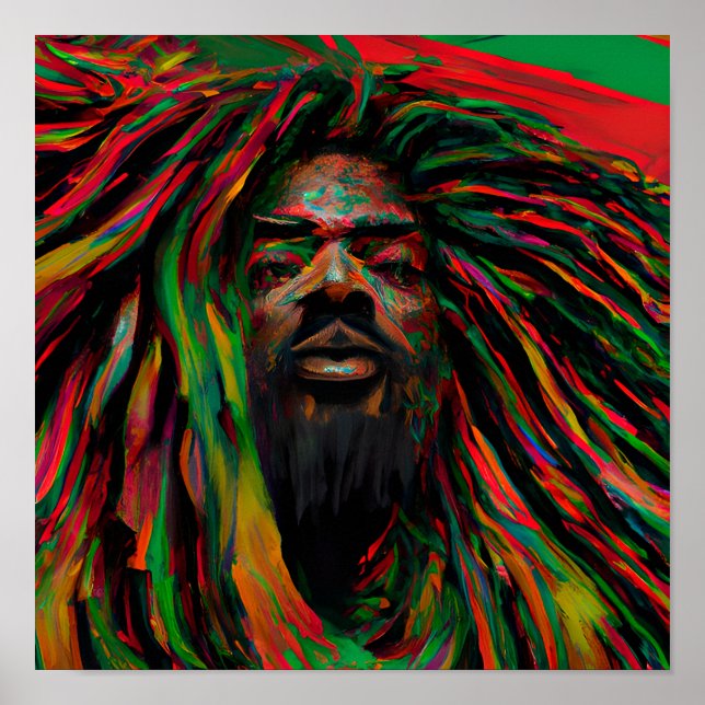 Poster Black King Melanin Homme Bruh Hommes Fils Garçon P (Devant)