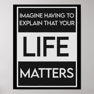 Poster Black Lives Problem Blm Resist - Engagez-Vous Dans