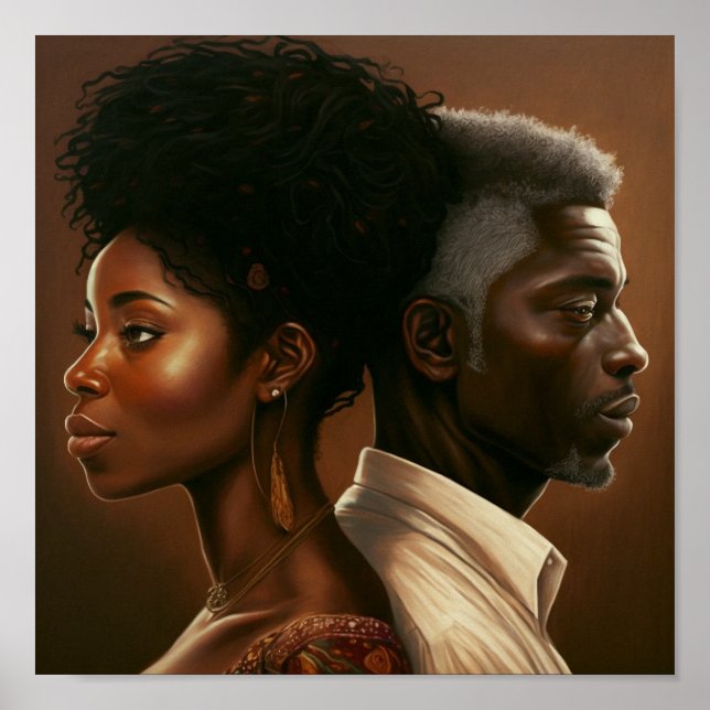 Poster 'Black Love 1' (Devant)