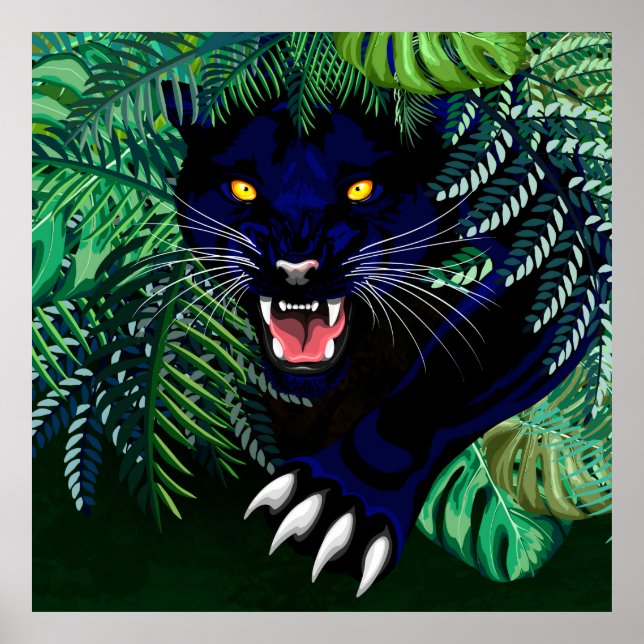 Poster Black Panther Spirit of the Jungle (Devant)