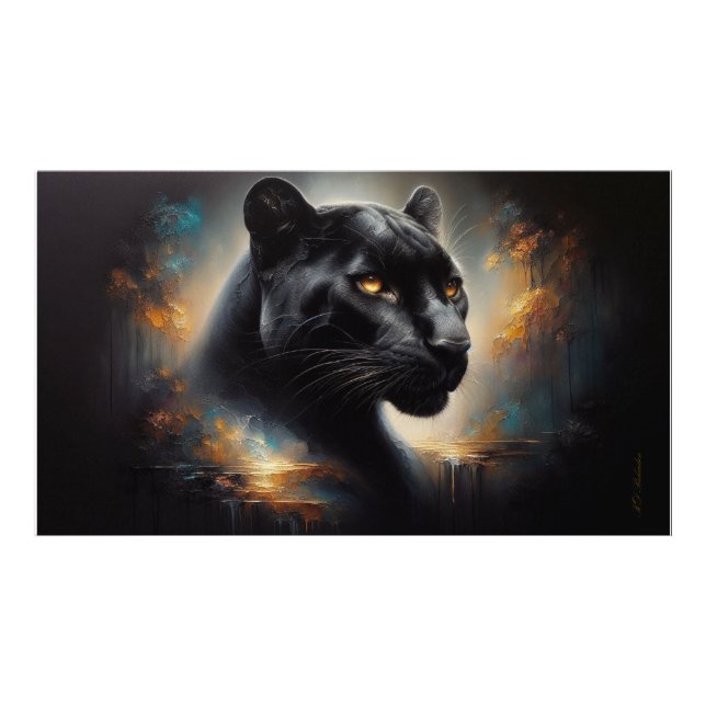 Poster Black Panther Wall Art (Front)