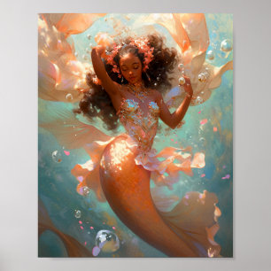 Poster Black Princess Imaginaire Art