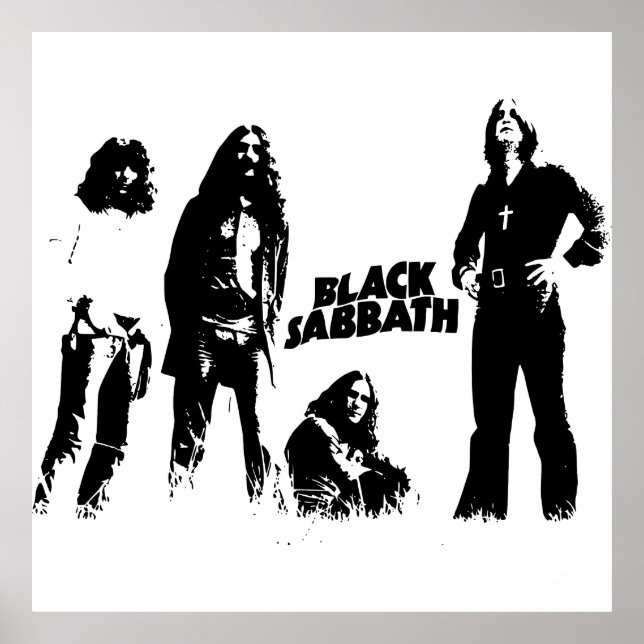 Poster Black Sabbath Group (Devant)