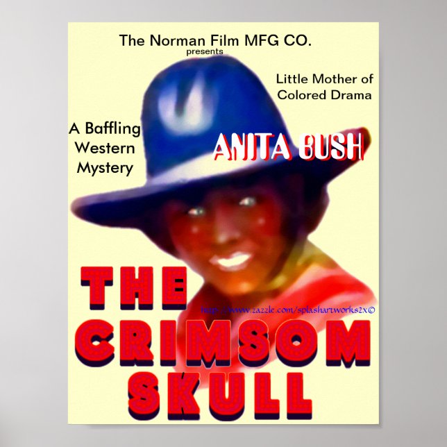 Poster "Black Silent Film Star" (Devant)