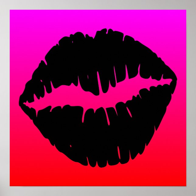 Poster Black Smooch (Devant)