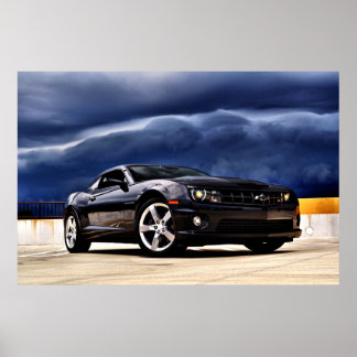 Poster Black SS Camaro