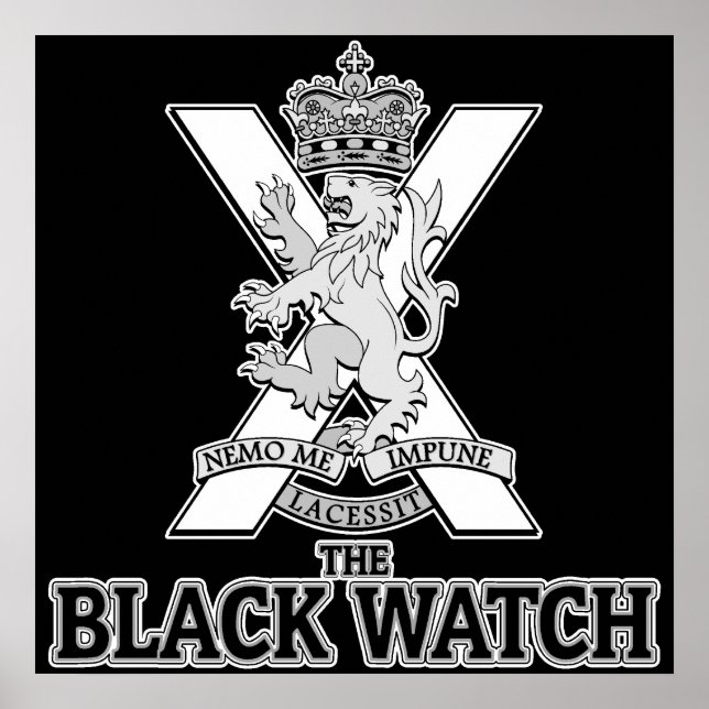 Poster Black Watch - 3e Bataillon (Devant)