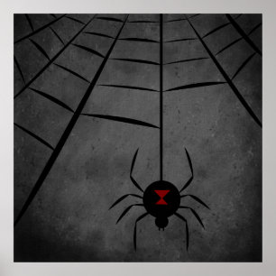 Poster Black Widow Web