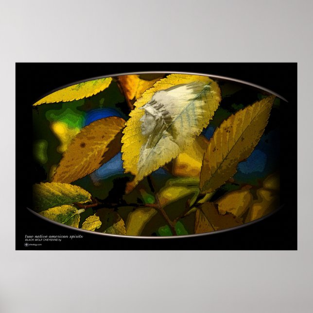 POSTER BLACK WOLF (Devant)