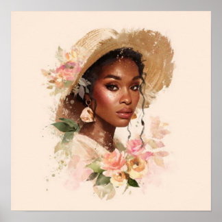 Poster Black Woman Empowerment Art