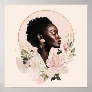 Poster Black Woman Empowerment Art