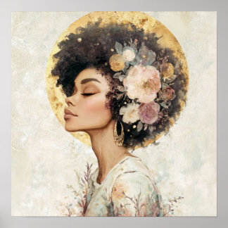 Poster Black Woman Empowerment Art