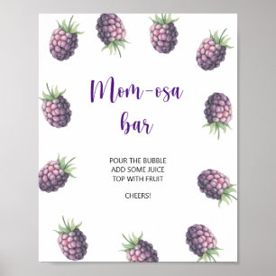 Poster Blackberry \ Mom-osa bar
