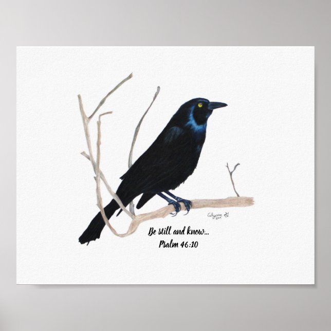 Poster Blackbird Inspiration Print (Devant)