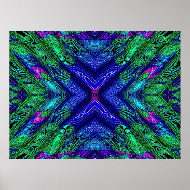 Poster Blacklight des années 70 (Devant)