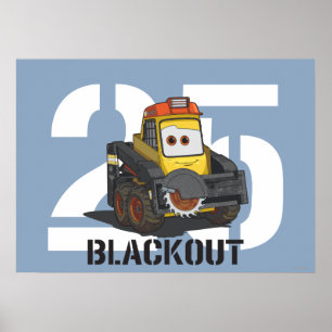 Poster Blackout Character Art