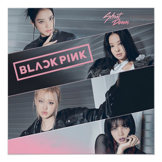 Poster BlackPink Shut Down (Devant)